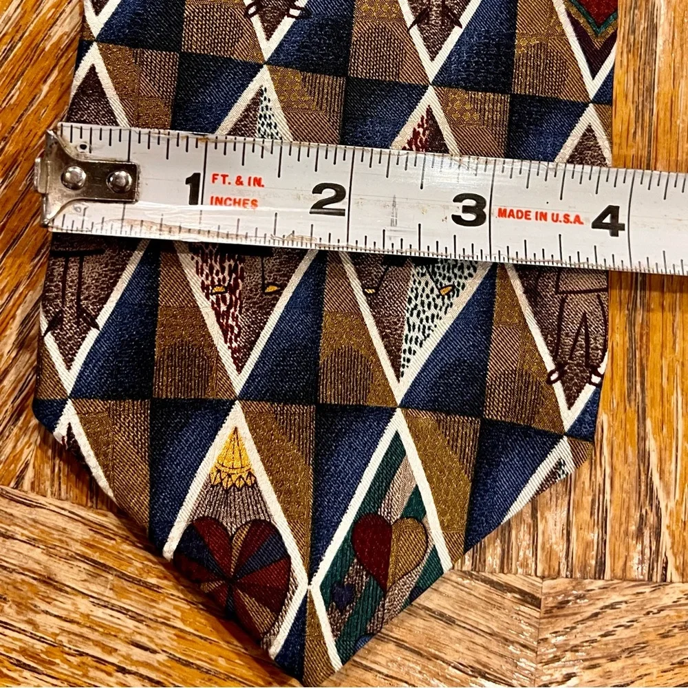 Vintage tie 1994 Ronald McDonald Children’s Charities stick figure‎ heart 90s